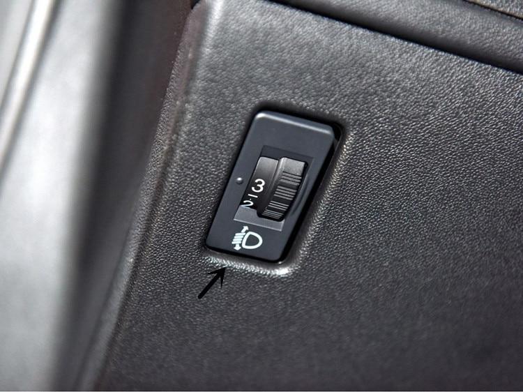 Peugeot 208 / 2008 / 3008 Chrom Licht Schalter Abdeckung Rahmen