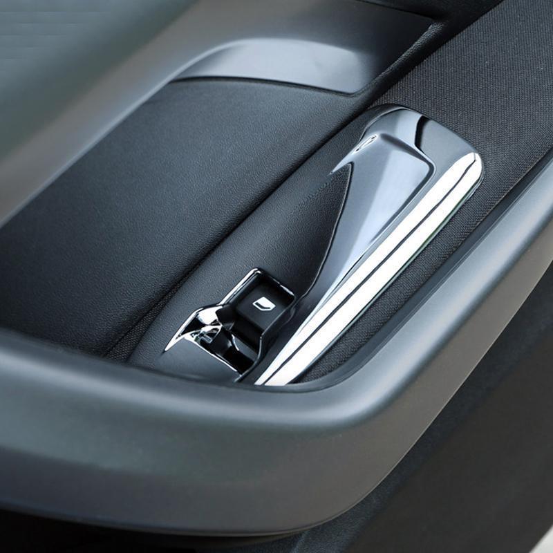 Peugeot 2008 Chrom Fenster Heber Schalter Taster Abdeckung Rahmen