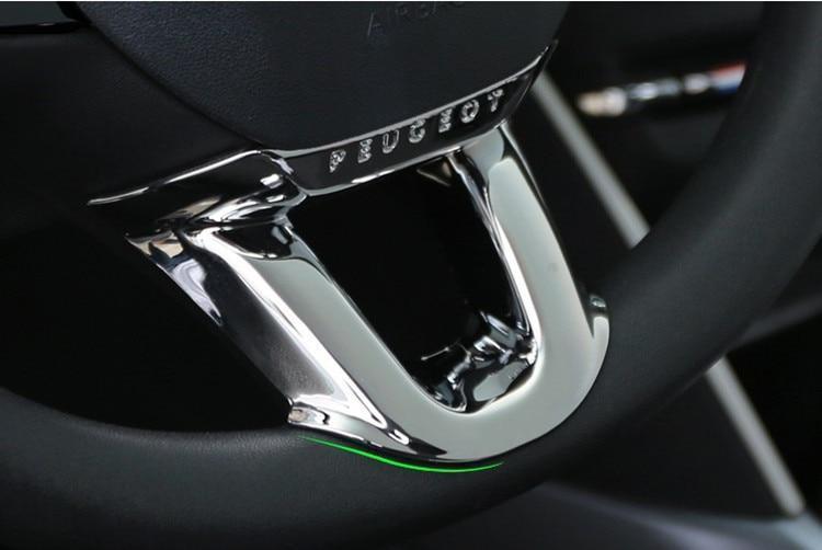 Peugeot 208 / 2008 Chrom Lenkradbezug Lenkradhülle Abdeckung