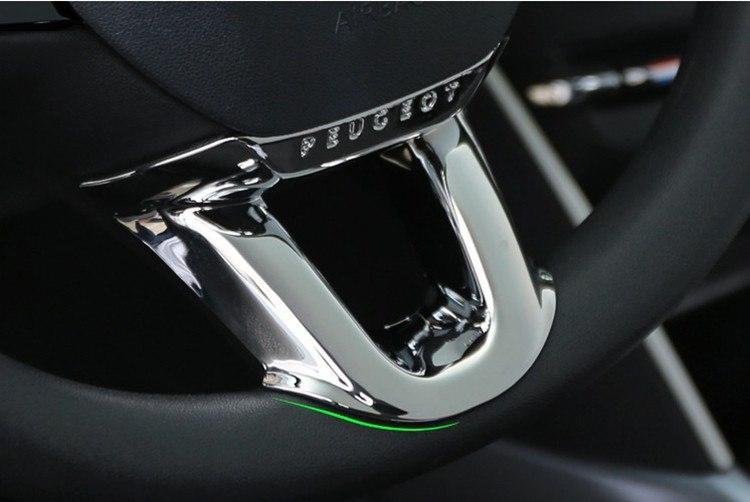 Peugeot 208 / 2008 Chrom Lenkradbezug Lenkradhülle Abdeckung