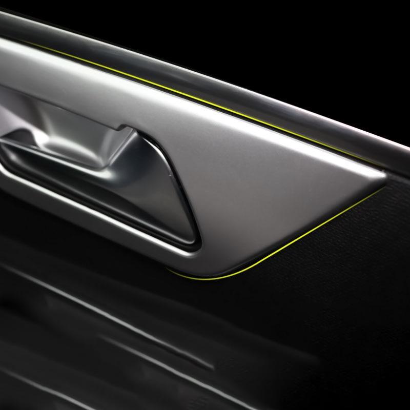 Peugeot 3008 II / 5008 II Chrom Carbon Türgriff Innen Abdeckung Blende Rahmen
