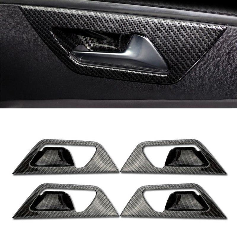 Peugeot 3008 II / 5008 II Chrom Carbon Türgriff Innen Abdeckung Blende Rahmen