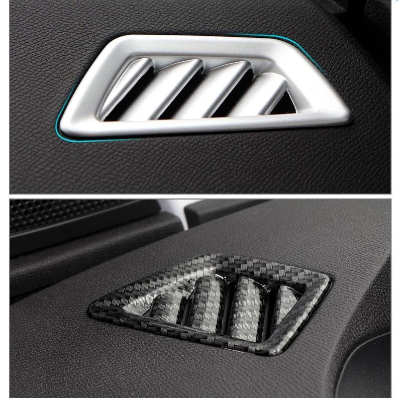 Peugeot 3008 II / 5008 II Chrom Carbon Armaturenbrett Luftdüsen Lüftung Abdeckung Rahmen