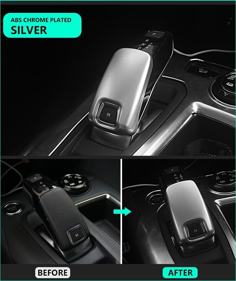 Peugeot 3008 II / 5008 II Chrom Carbon Schaltehebel Getriebe Gehäuse Abdeckung