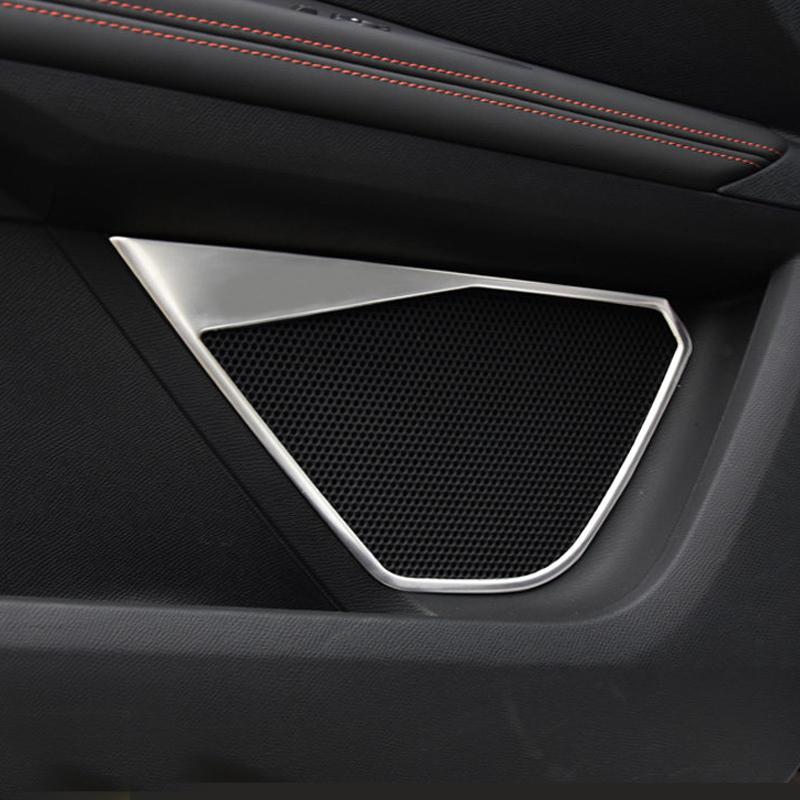 Peugeot 3008 II / 5008 II Edelstahl Tür Lautsprecher Rahmen Abdeckung Blende