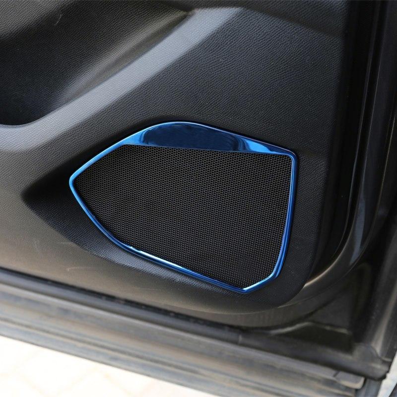 Peugeot 3008 II / 5008 II Edelstahl Tür Lautsprecher Rahmen Abdeckung Blende