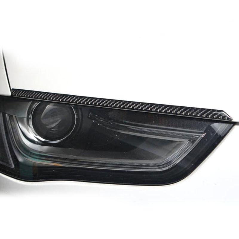 Audi A4 B8 / A5 B8 Carbon Licht Leuchte Scheinwerfer Vorne Leiste Abdeckung