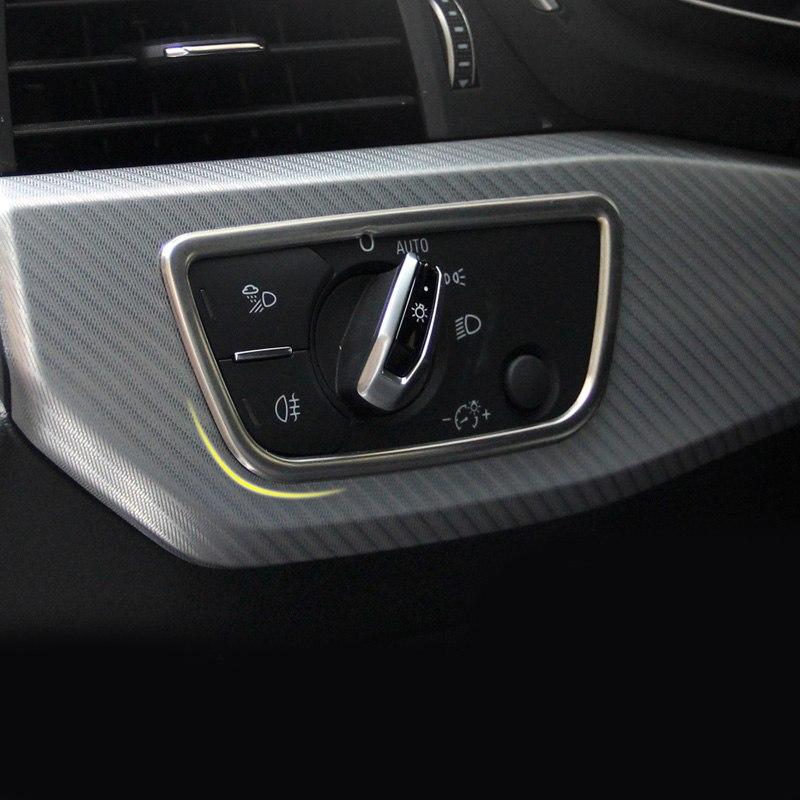 Audi A4 A5 Q5 B9 Edelstahl Licht Schalter Abdeckung Rahmen