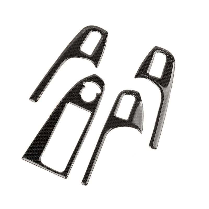 Audi A4 B8 Carbon Fenster Heber Schalter Taster Rahmen Abdeckung