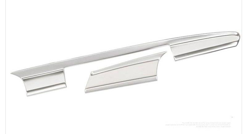Audi A6 C7 / A7 4G8 Edelstahl Mittelkonsole Armaturenbrett Bildschirm Rahmen Abdeckung
