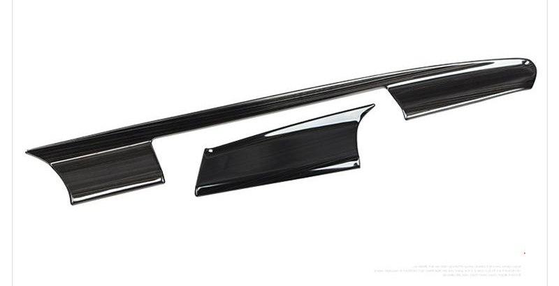 Audi A6 C7 / A7 4G8 Edelstahl Mittelkonsole Armaturenbrett Bildschirm Rahmen Abdeckung