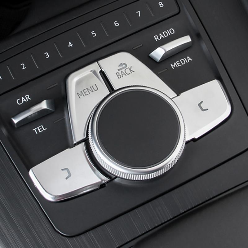 Audi A4 B9 / A5 B9 Chrom Mittelkonsole Schaltehebel Getriebe Menu Abdeckung