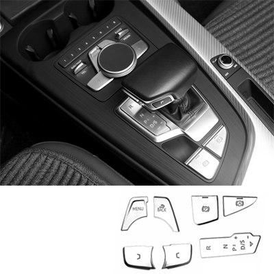 Audi A4 B9 / A5 B9 Chrom Mittelkonsole Schaltehebel Getriebe Menu Abdeckung