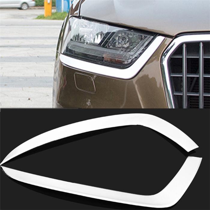 Audi Q3 8U Chrom Licht Leuchte Scheinwerfer Vorne Rückleuchte Hecklicht Abdeckung