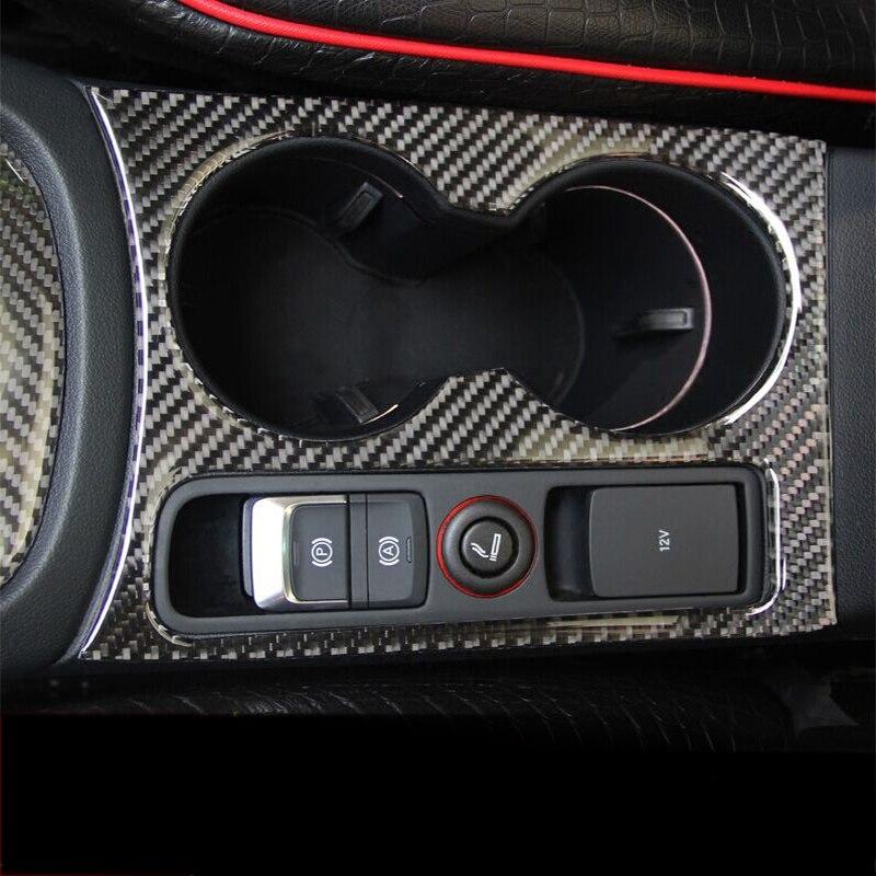 Audi Q3 8U Edelstahl Carbon Getränke Becher Wasser Halter Elektronische Handbremse Abdeckung