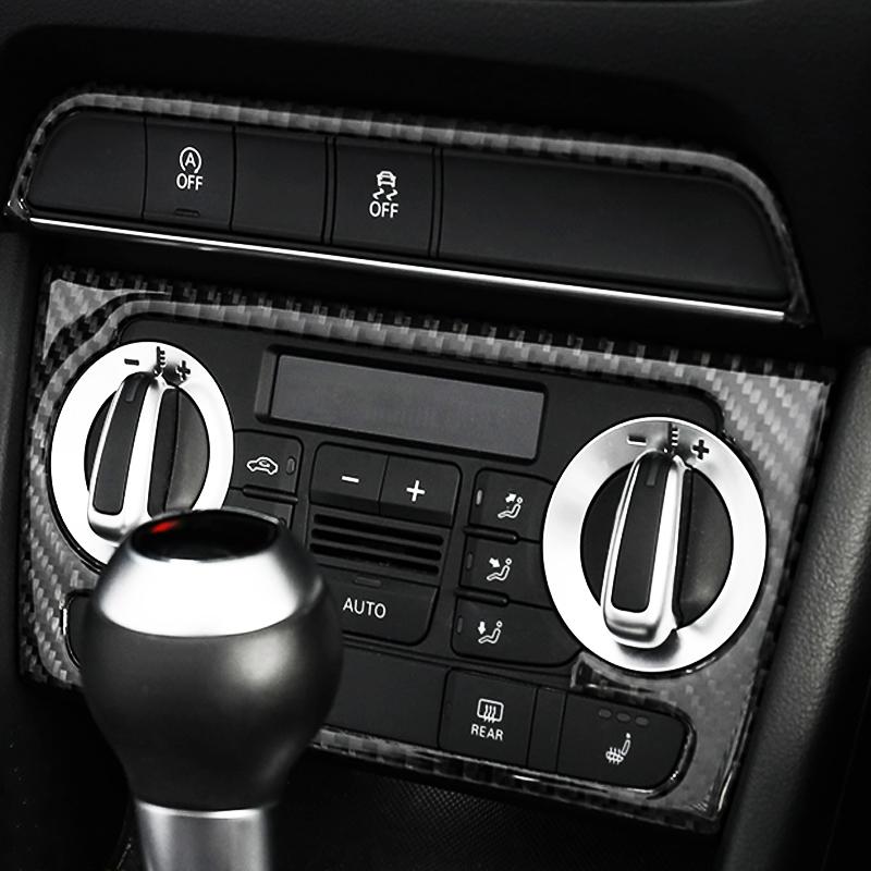 Audi Q3 8U Carbon Mittelkonsole Klimabedienteil Heizungsbedienteil AC Steuerung Abdeckung