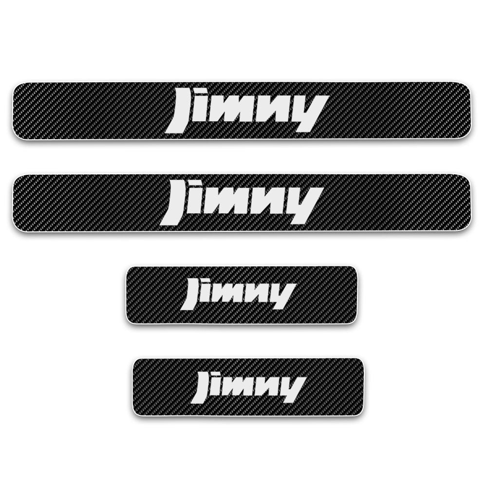 Suzuki Jimny 3 JB53 Carbon Imitation Einstiegs Tür Schweller Aufkleber Etikett