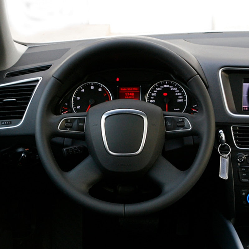 Audi Chrom Lenkradbezug Lenkradhülle Rahmen Abdeckung