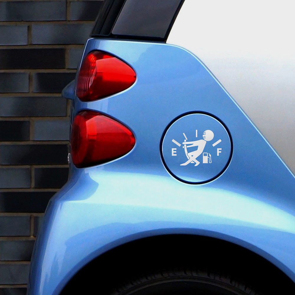 Leerer Auto-Tank Kraftstoff Tankanzeige Vinyl Aufkleber Sticker