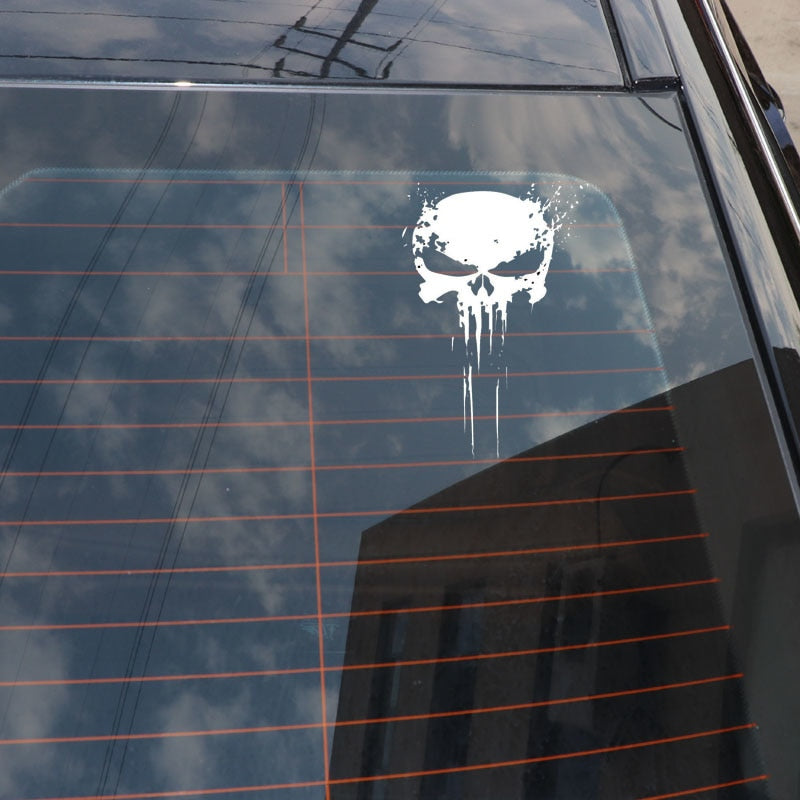 Totenkopf Schädel Blut Vinyl Aufkleber Sticker Grafik