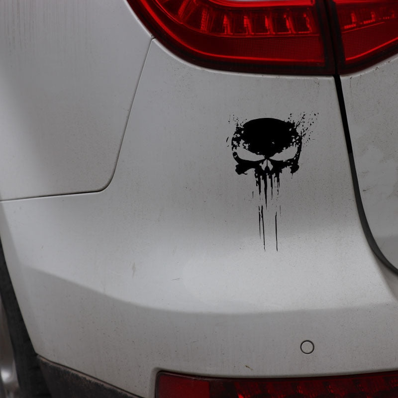 Totenkopf Schädel Blut Vinyl Aufkleber Sticker Grafik