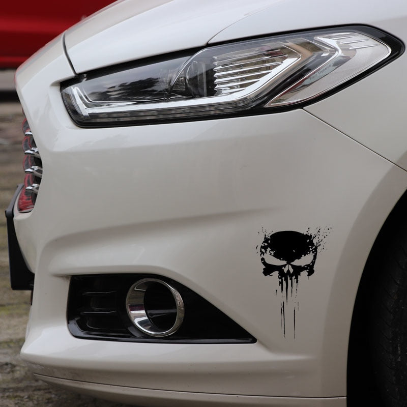 Totenkopf Schädel Blut Vinyl Aufkleber Sticker Grafik