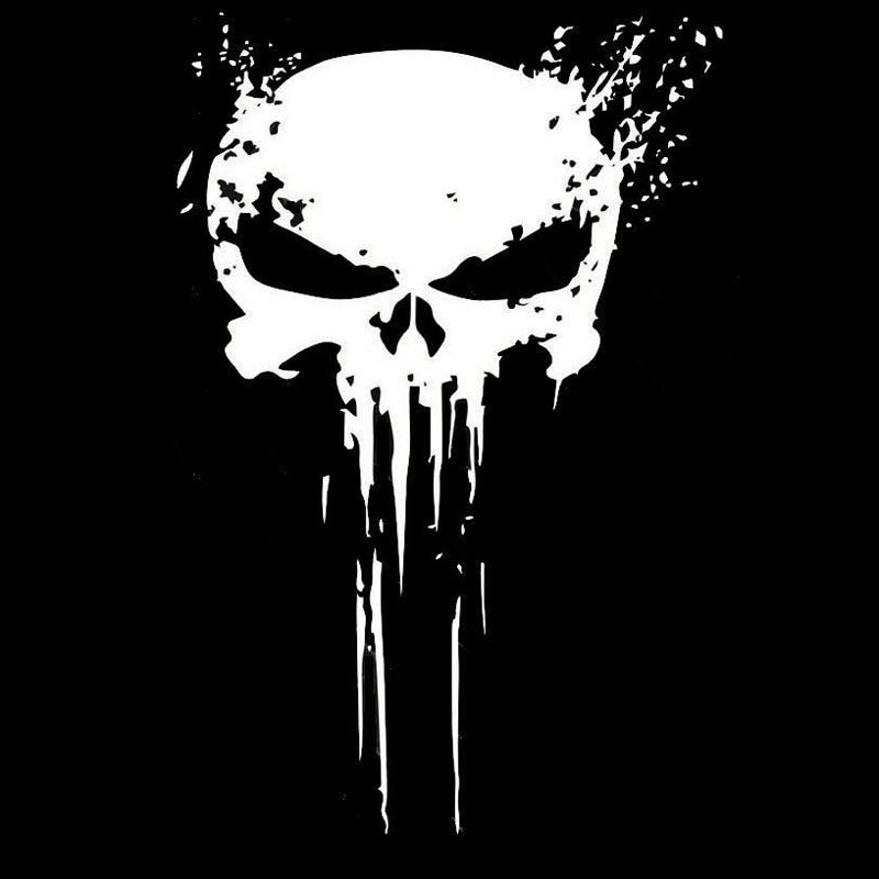 Totenkopf Schädel Blut Vinyl Aufkleber Sticker Grafik