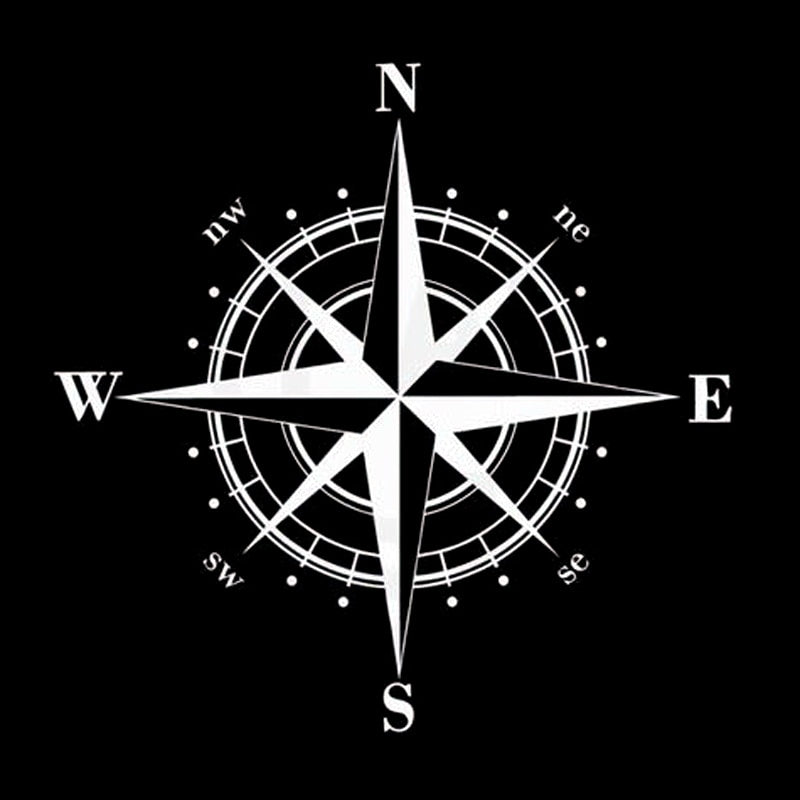 Kompass Navigation Vinyl Aufkleber Grafik