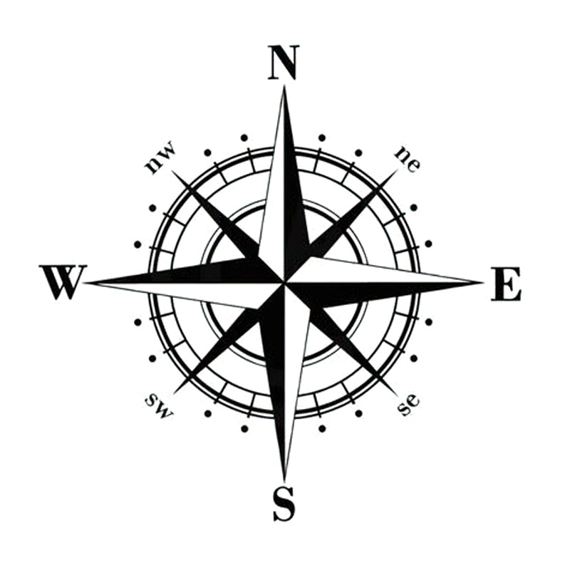 Kompass Navigation Vinyl Aufkleber Grafik