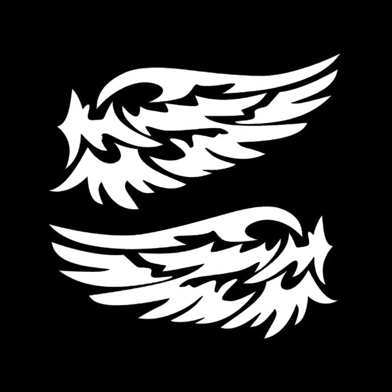 Schutzengel Flügel Vinyl Aufkleber
