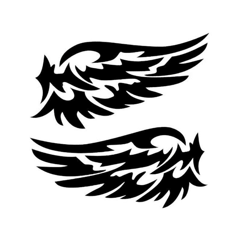 Schutzengel Flügel Vinyl Aufkleber