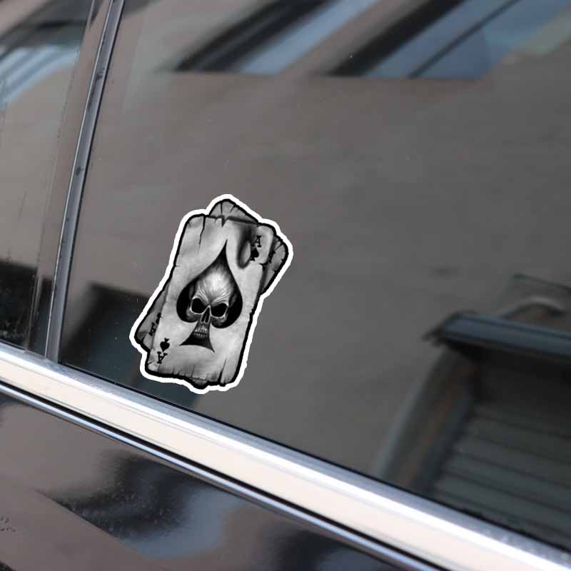 Pikass Totenkopf Vinyl Aufkleber Sticker Grafik