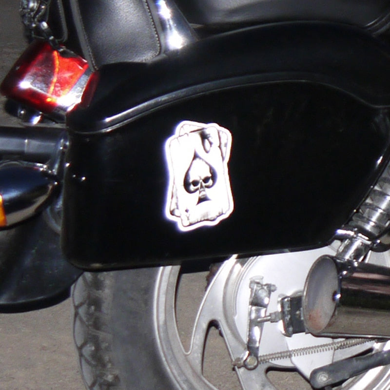 Pikass Totenkopf Vinyl Aufkleber Sticker Grafik