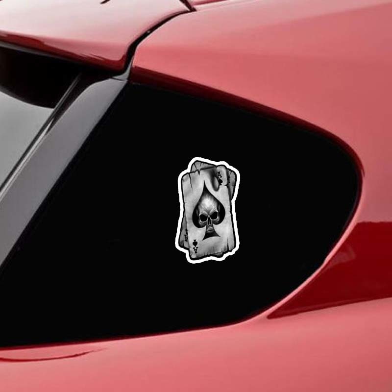 Pikass Totenkopf Vinyl Aufkleber Sticker Grafik
