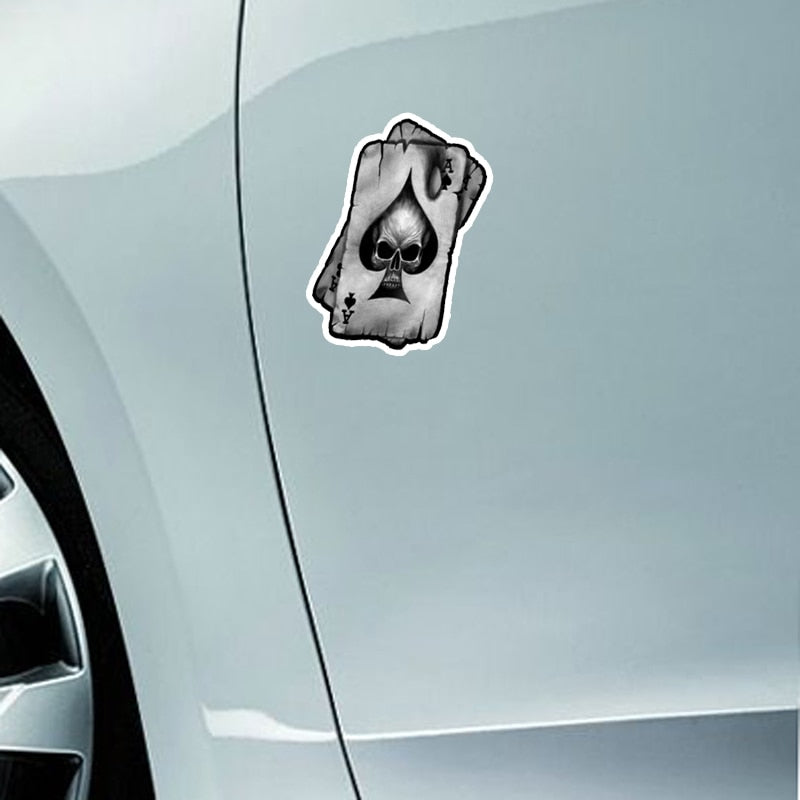 Pikass Totenkopf Vinyl Aufkleber Sticker Grafik