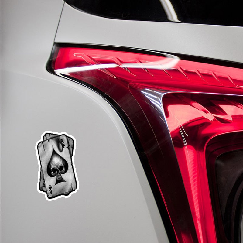 Pikass Totenkopf Vinyl Aufkleber Sticker Grafik