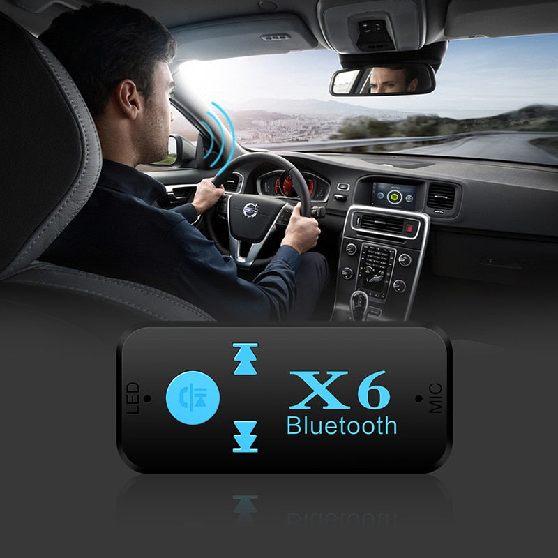 3.5mm Aux Bluetooth Freisprechfunktion Lautsprecher Auto Audio Empfänger
