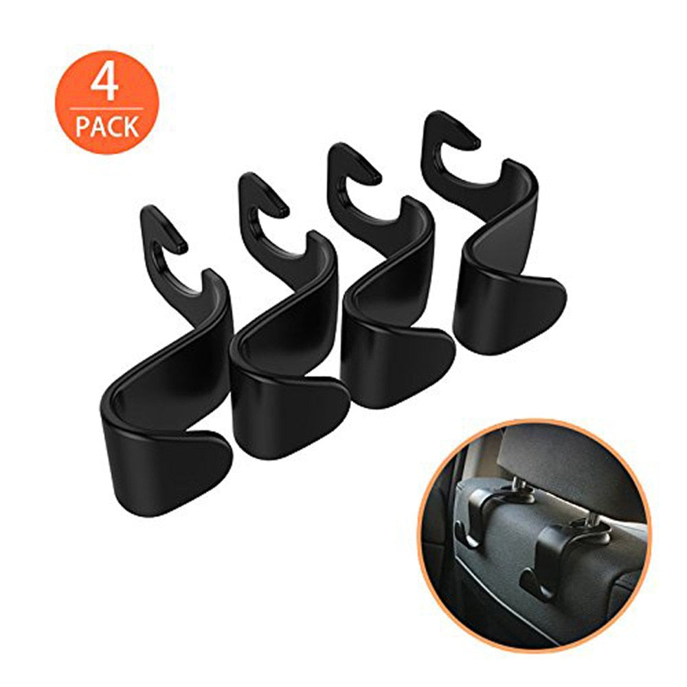 4er Pack Autositz Kopfstütze Organizer Aufhänger Aufbewahrung Haken Halterung