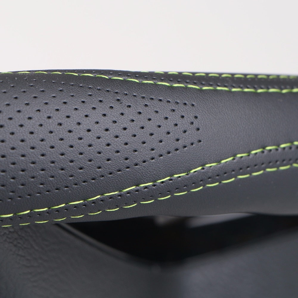 38cm Universale Auto Lenkradabdeckung Imitierte Lederhülle mit Nahten