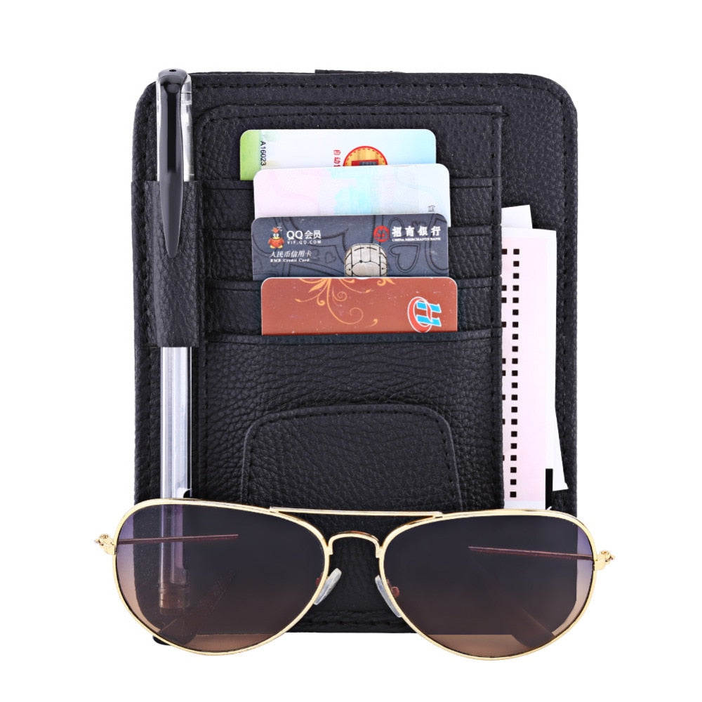 Auto Sonnenblende Fach Lagerung Sonnenbrille Halter Träger