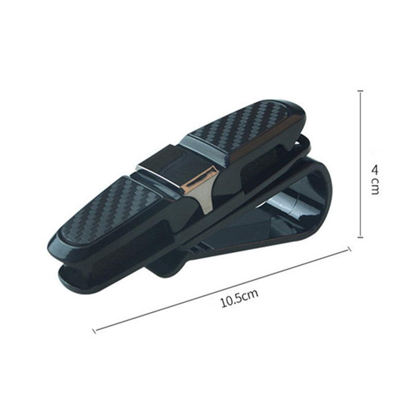 Mini Brillen Klemme Sonnenblende Halter Sonnenbrille Clip Etui Fach