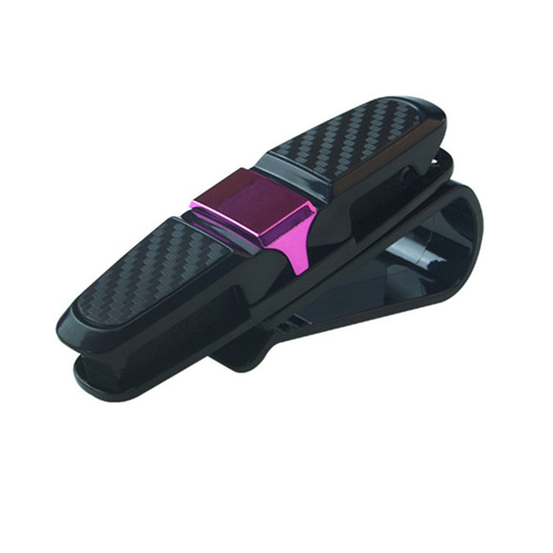 Mini Brillen Klemme Sonnenblende Halter Sonnenbrille Clip Etui Fach