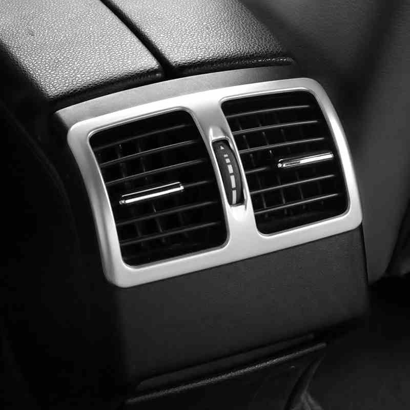 Mercedes C W204 Edelstahl Mittelkonsole Armlehne Luftdüsen Lüftung Abdeckung Rahmen