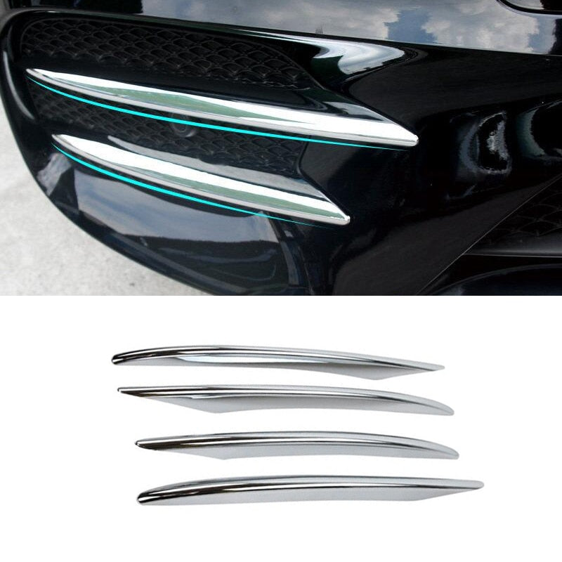 Mercedes E W213 Chrom Nebelscheinwerfer Licht Vorne Abdeckung Leiste