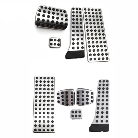 Mercedes C / E / GLC / GLK / S / SL / SLK Klasse Edelstahl Pedal Auflagen Kappen Gaspedal Kupplung Bremse Fußstütze