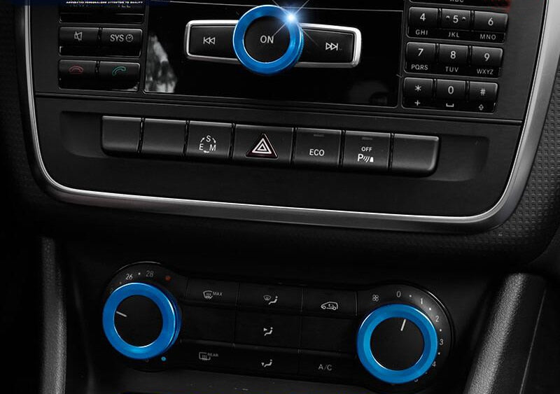 Mercedes A / B / CLA / GLA / GLC / GLE / GLK Klimabedienteil Heizungsbedienteil AC Steuerung Ringe Abdeckung