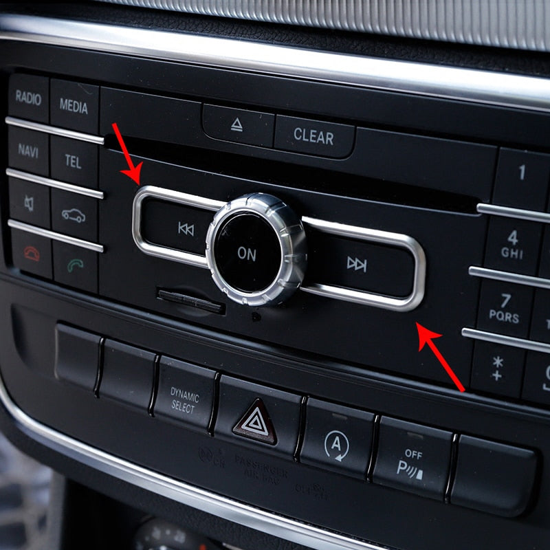 Mercedes A / B / CLA / GLA / GLC / GLE / GLK Mittelkonsole Radio CD Schalter Abdeckung