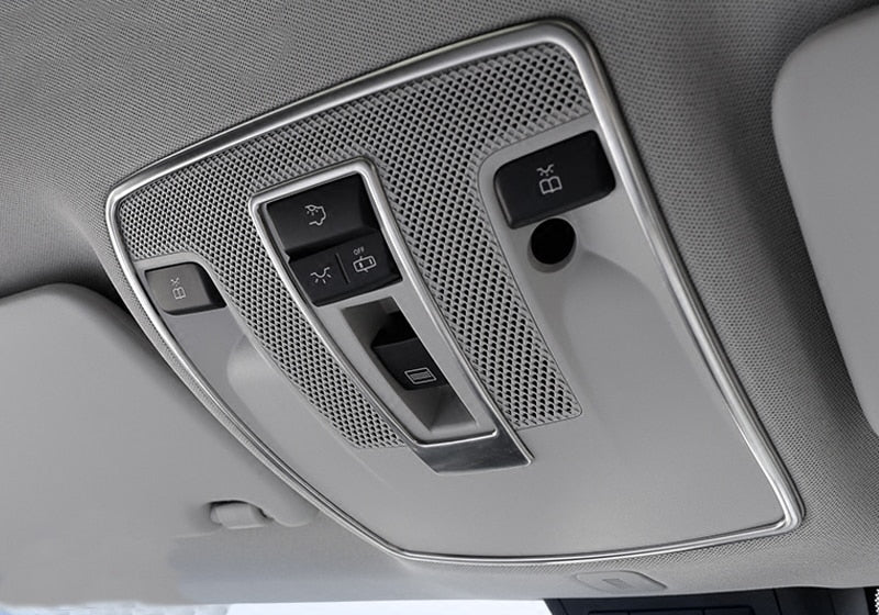 Mercedes GLE C292 W166 / GLS X166 Edelstahl Innenraumleuchte Dach Leselicht Abdeckung Rahmen