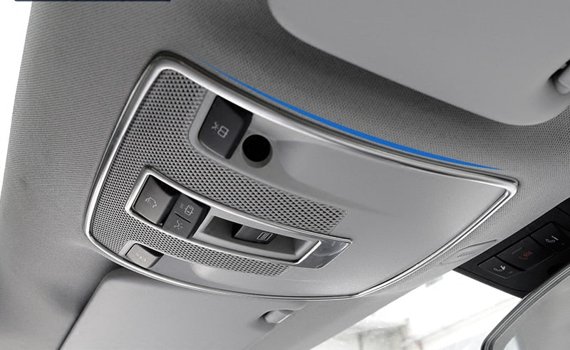 Mercedes GLE C292 W166 / GLS X166 Edelstahl Innenraumleuchte Dach Leselicht Abdeckung Rahmen