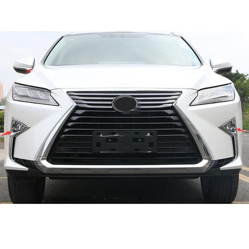 Lexus RX IV Chrom Nebelscheinwerfer Licht Abdeckung Rahmen Vorne